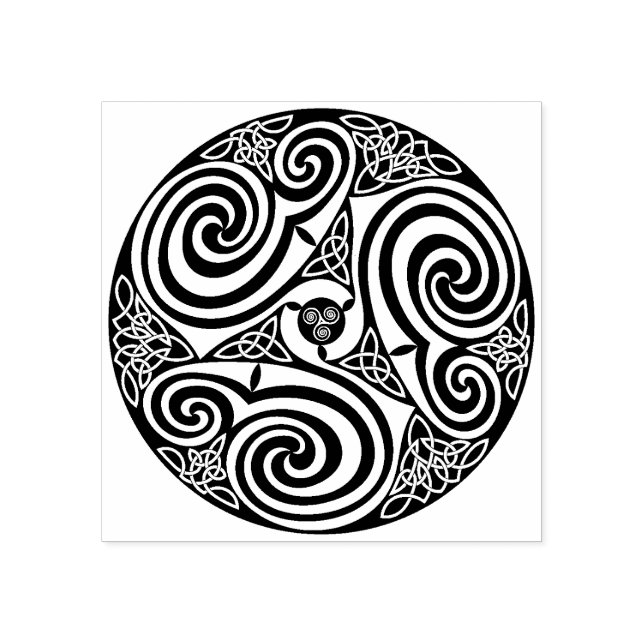 Celtic circle Rubber stamp (Imprint)
