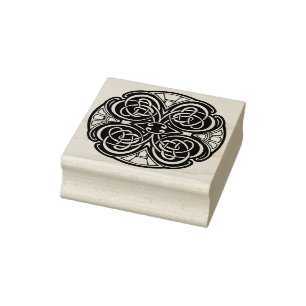 celtic circle swirl art stamp