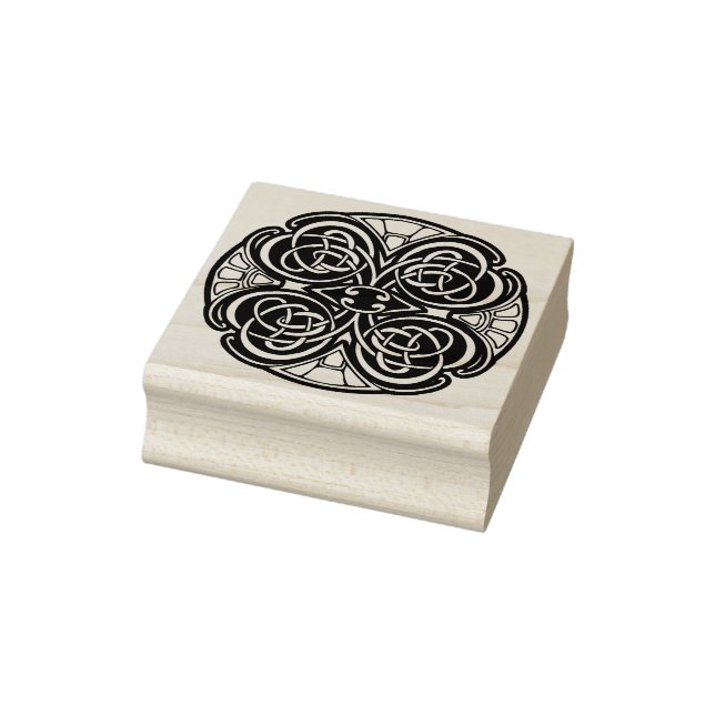 celtic circle swirl art stamp (Stamp)