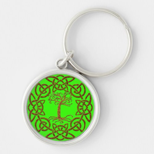 Celtic Circle Tree of Life Irish Key_chain Keychain