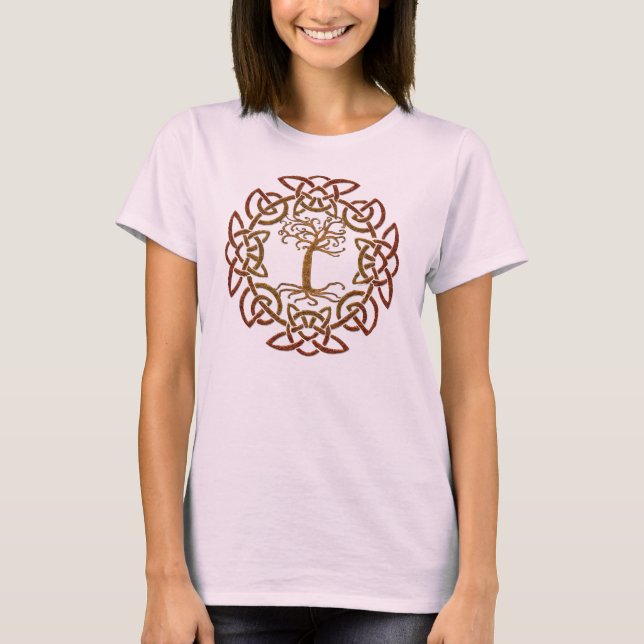 Celtic Circle Tree of Life T-Shirt (Front)