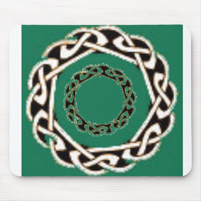 Celtic circles mouse pad (Front)