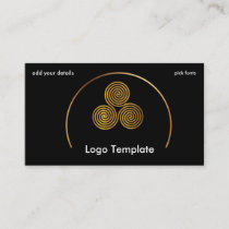 Celtic Circles of Gold Simple Logo