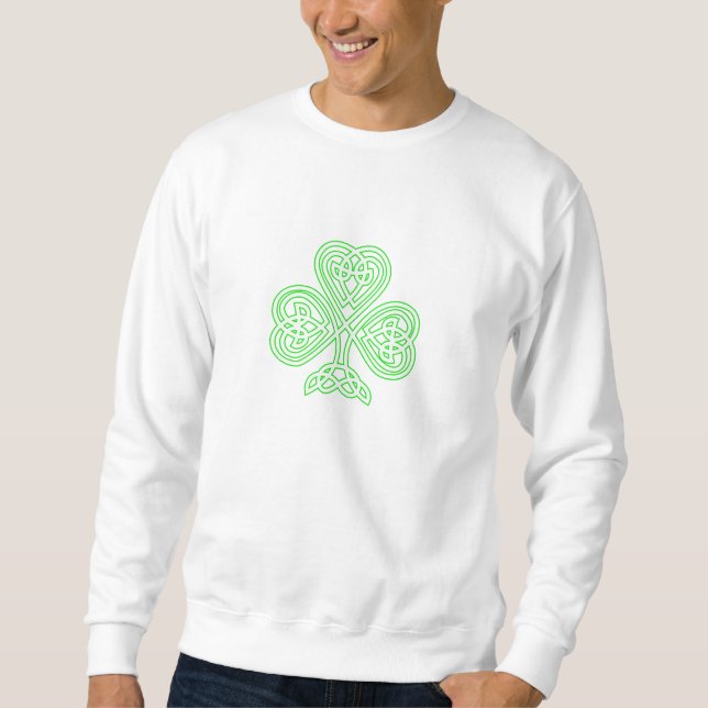 Celtic Clover Sweatshirt (Front)