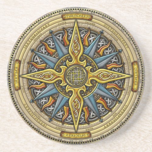 Celtic Compass Coasters