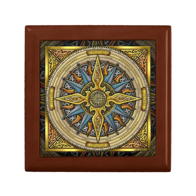 Celtic Compass Gift Gox Box (Front)