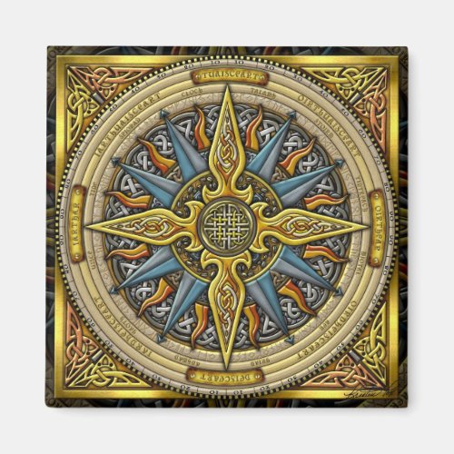 Celtic Compass Magnet