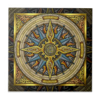 Celtic Compass Tile