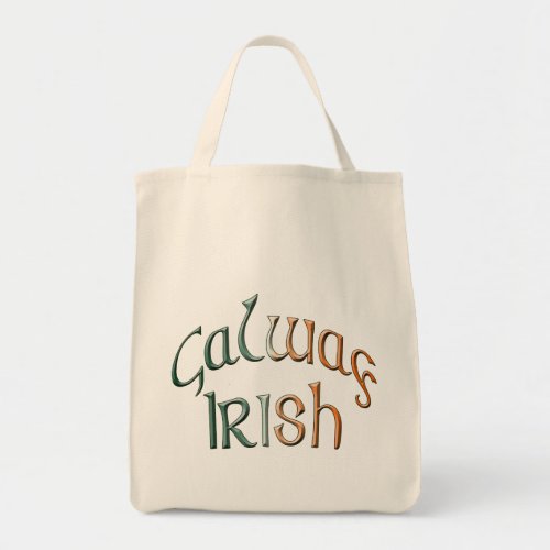 Celtic Connemara Galway Irish Flag Colours Bag