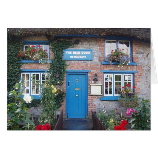 Celtic Cottages - Blue Door Cards (Front Horizontal)