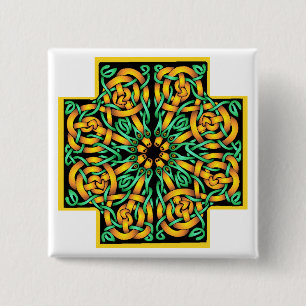 Celtic Cross 2 Button