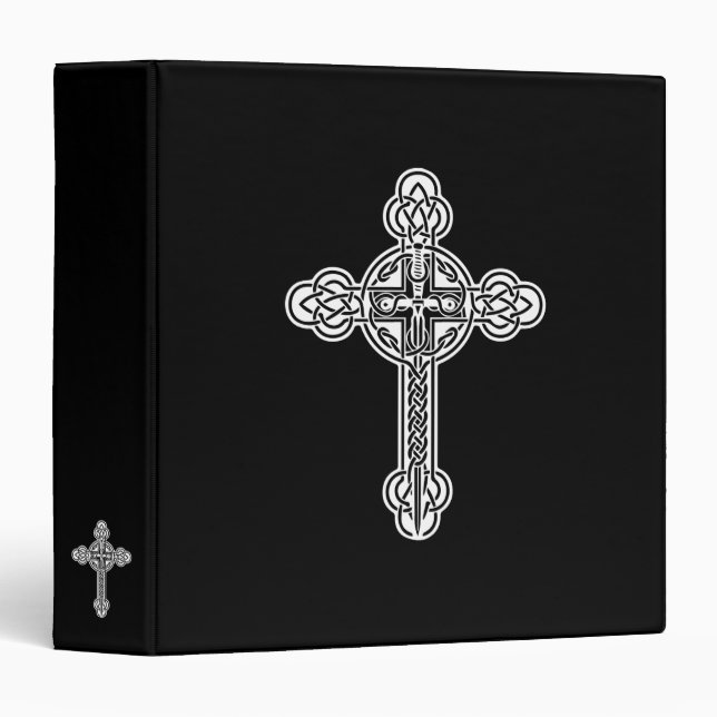Celtic cross 3 ring binder (Front/Spine)