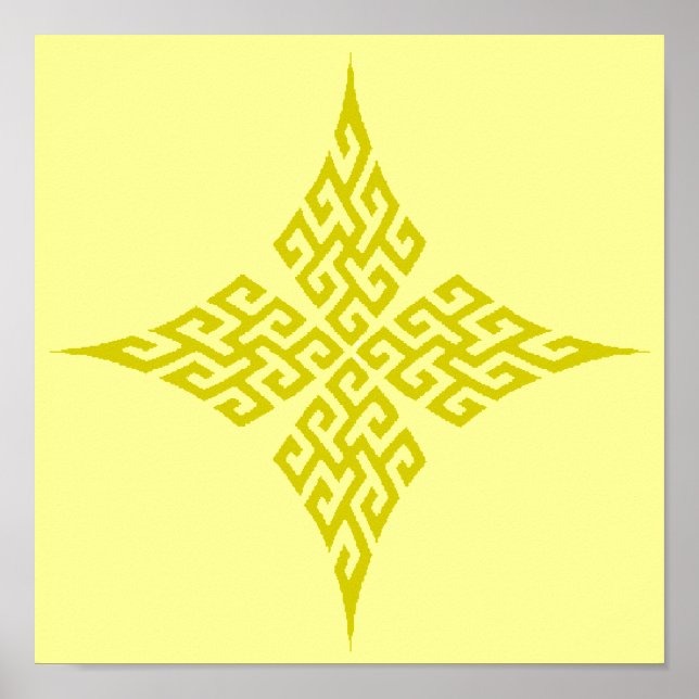 Celtic Cross 5 Gold Poster (Front)