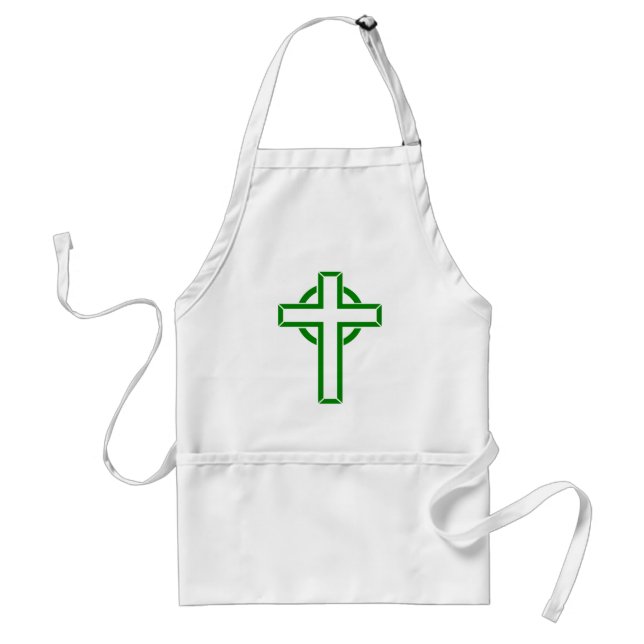 Celtic Cross Adult Apron (Front)