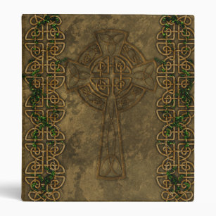 Celtic Cross and Celtic Knots 3 Ring Binder
