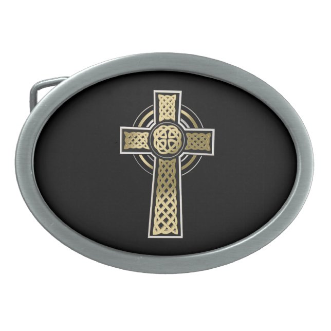 Celtic cross belt buckle (Front)