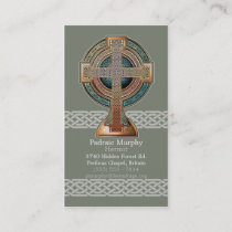 Celtic Cross Business Cards