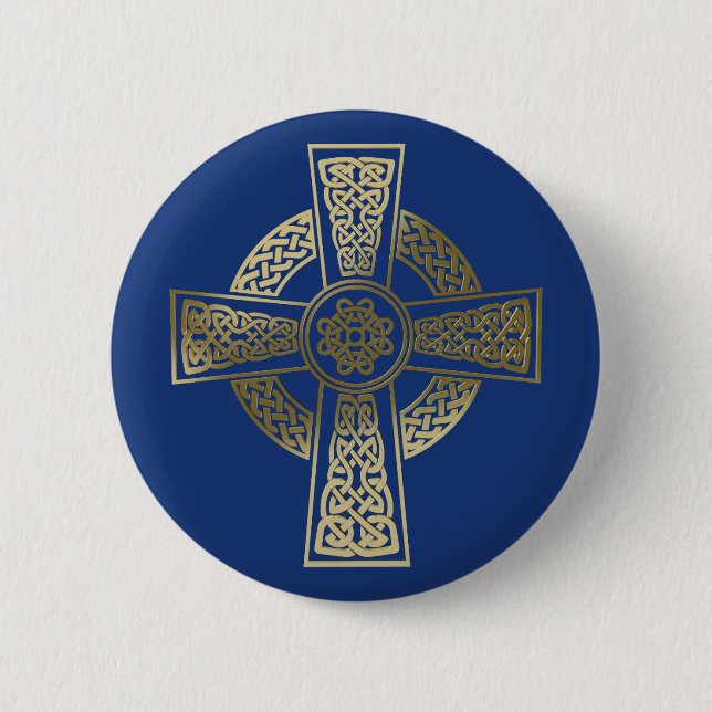 Celtic cross button (Front)