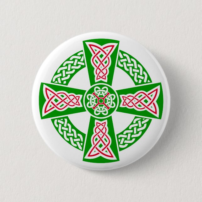 Celtic cross button (Front)