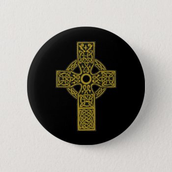 Celtic Cross Buttons by Pot_of_Gold at Zazzle