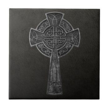 Celtic Cross Ceramic Tile by packratgraphics at Zazzle