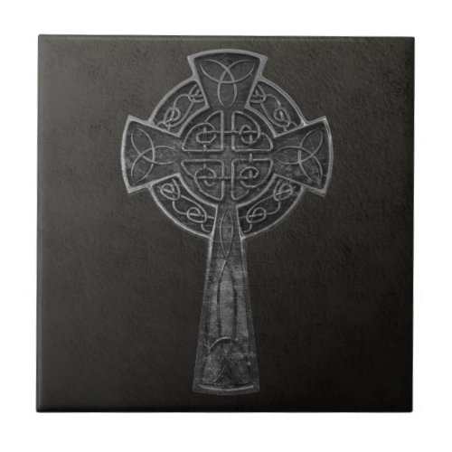 Celtic Cross Ceramic Tile