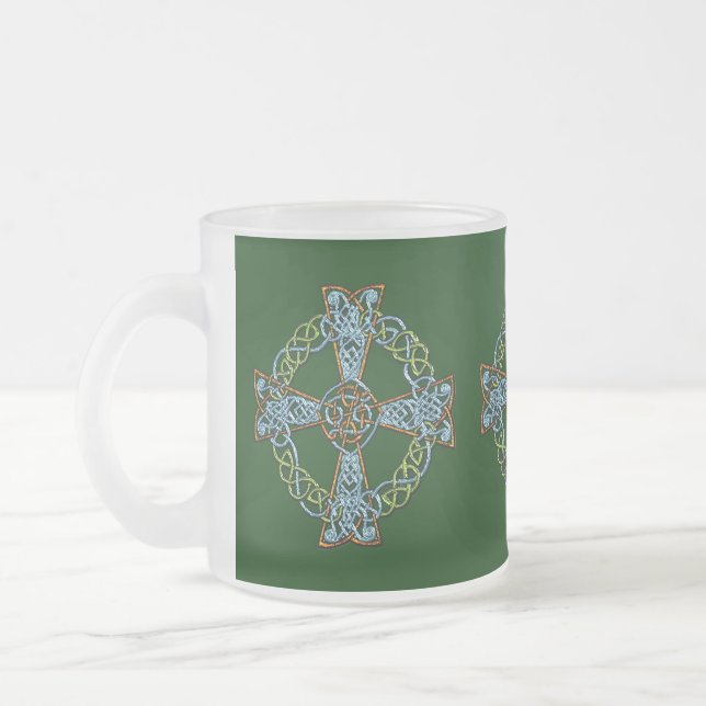 CELTIC CROSS Collection Irish Art Mug (Left)