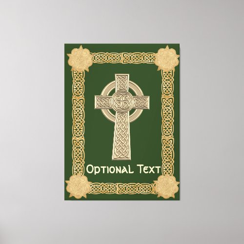 Celtic Cross Custom Canvas Print