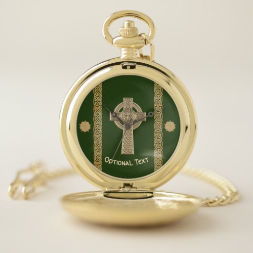 Celtic Cross Custom  Pocket Watch