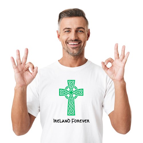  Celtic Cross Custom Text T_Shirt