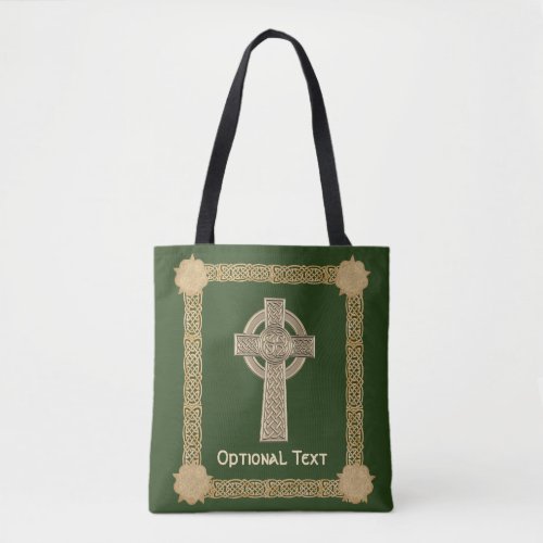 Celtic Cross Custom Tote Bag
