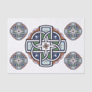 Celtic Cross Deco Tissue Paper