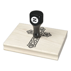 Celtic Cross Drawing Celtic Rubber Stamp