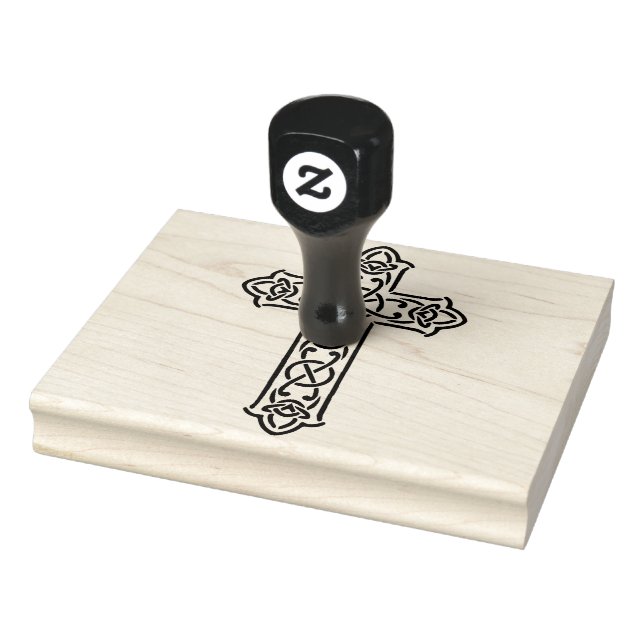 Celtic Cross Drawing | Celtic Rubber Stamp (Stamp)