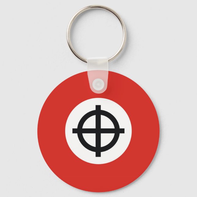 celtic cross flag keychain (Front)