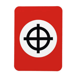 celtic cross flag magnet