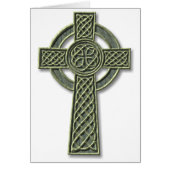 Celtic Cross - Green Stone (Front)