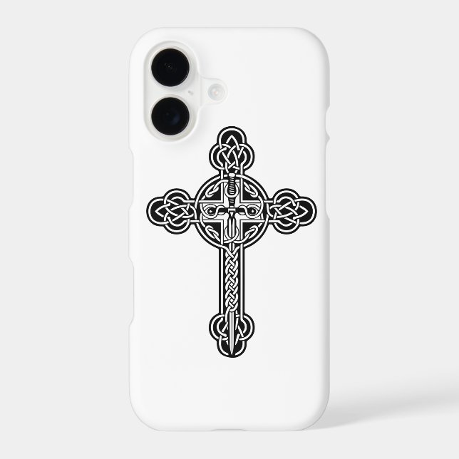 Celtic cross iPhone case (Back)