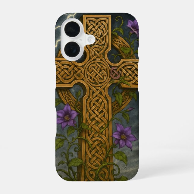 Celtic Cross Iphone Case (Back)