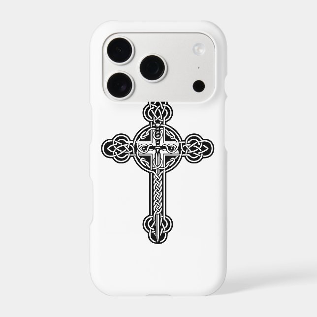 Celtic cross iphone case (Back)