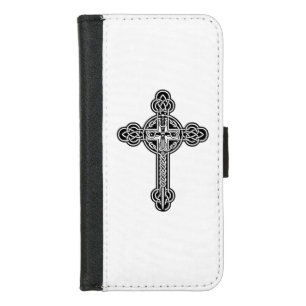 Celtic cross iPhone 8/7 wallet case