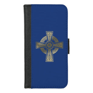Celtic cross iPhone 8/7 wallet case