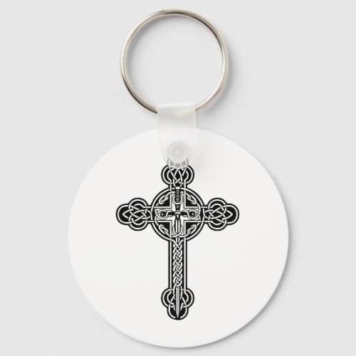 Celtic cross keychain