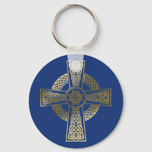 Celtic cross keychain
