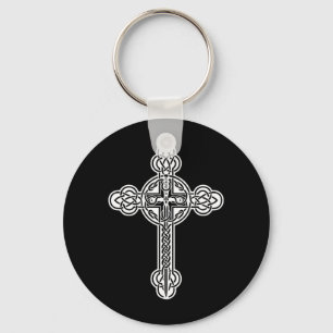 Celtic cross keychain