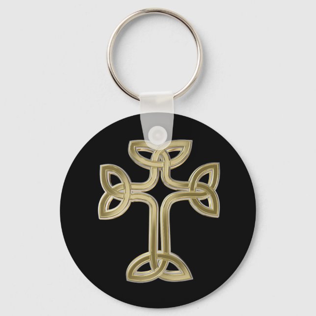 Celtic cross knot keychain (Front)