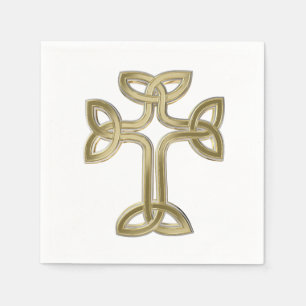 Celtic cross knot napkins