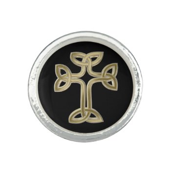 Celtic Cross Knot Ring by igorsin at Zazzle