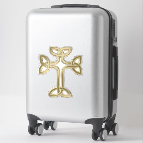 Celtic cross knot sticker