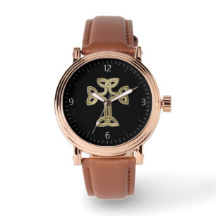 Celtic cross knot watch